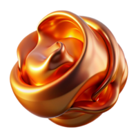 magnificent vintage A swirling mass of liquid copper, illuminated by a warm, orange glow, resembling molten metal, abstract and fluid high resolution png