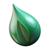 wonderful modern A close-up of a raindrop on a leaf, reflecting the surrounding forest, macro photography professional png