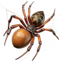 impressive creative A close-up of a spider spinning a web, intricate details and delicate threads, macro photography high quality png