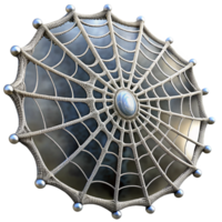 beautiful abstract A close-up of a spider web covered in morning dew, glistening in the sunlight, macro photography, photorealistic authentic png