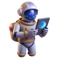 vibrant rustic A lone astronaut holding a transparent tablet displaying complex data, backlit by a nebula, space opera style authentic png