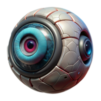 magnificent minimalist A close-up of a bionic eye, intricate and detailed, dramatic lighting, cyberpunk style authentic png