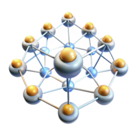 stunning creative A network of interconnected circuits pulsing with light, complex and intricate lighting, data visualization style 4K png