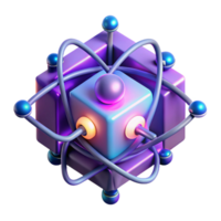 elegant rustic A quantum computer, glowing with complex energy patterns, dark background, mysterious lighting detailed png