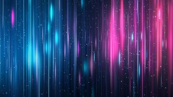 A vibrant, modern background featuring vertical lines of blue and pink with a starlit effect, perfect for digital applications or creative projects. photo