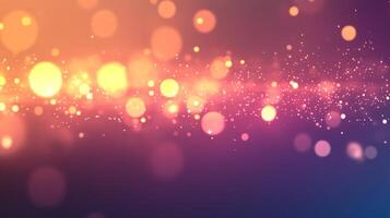 Abstract background with colorful blurred lights. A beautiful backdrop of twinkling sparkles and dreamy, luminous bokeh effects. photo