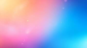 Soft gradient background in pastel tones, blending from yellow and pink to blue, with subtle light spots adding a dreamy effect. photo