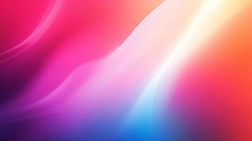 Gradient of vibrant colors blending seamlessly, creating a soft, flowing visual texture, full of light and shadow. Great background for a project. photo