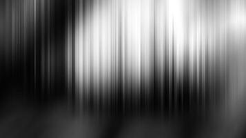 An abstract image of flowing light and dark, resembling rain or a curtain, creating a sense of depth and movement in monochrome. photo