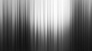 Abstract gradient of vertical lines with highlights, creating a modern and dynamic texture. A minimalist blend of gray and white shades. photo