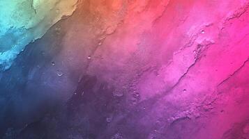 Vibrant geological texture with a rainbow gradient. A stunning blend of colors create an artistic and captivating aesthetic. Abstract. photo