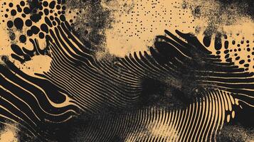 Abstract textured background featuring black lines and dots over a tan backdrop, evoking a sense of nature and organic forms. photo
