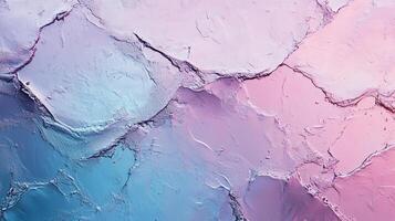 Pastel hues blend in abstract textured strokes, creating a delicate and intriguing visual with subtle gradients and organic formations. photo