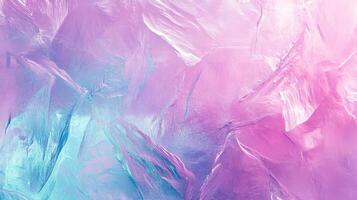 Iridescent abstract with blue, purple, and pink hues, creating a dreamy and ethereal feel. Perfect for background or design element. photo