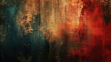 Abstract textured background featuring blended colors and a weathered appearance, suggesting a rustic and artistic effect. photo