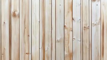 Light-colored wood planks form a textured surface, perfect for backgrounds or rustic designs. The grain adds subtle depth and visual appeal. photo