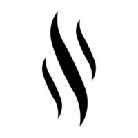 Smoke hot icon for graphic design, logo, web site, social media, mobile app, ui. illustration vector