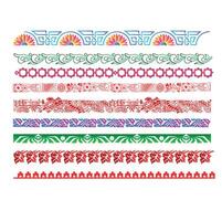 Decorative Border Creative Colorful art vector