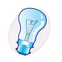 Light bulb Creative Colorful Art vector