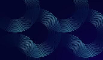 An Abstract multi circles blue modern shapes with dark blue, pink half circle on background, the technology abstract dark blue lines dynamic design. vector