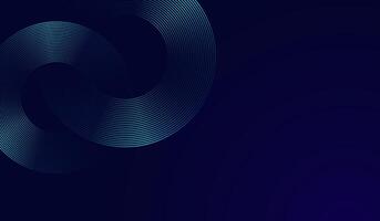 The Abstract circles blue modern shapes with dark blue, pink half circle on background, the technology abstract dark blue lines dynamic design. vector