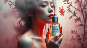 Serenity and confidence in every drop of serum photo