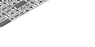 PACKAGING BOX LABEL FOR DELIVERY AND SHIPMENT BACKGROUND, FREE SPACE ON RIGHT BOTTOM vector