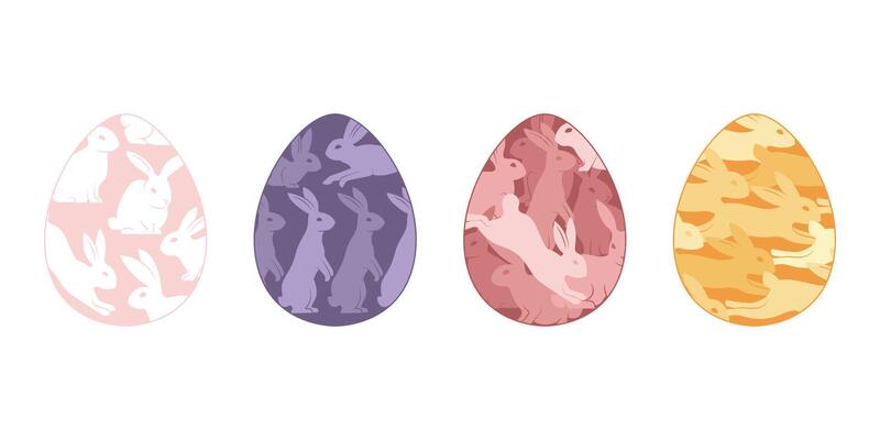 EASTER EGG - RABBIT THEME ILLUSTRATION