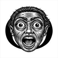 Mouth Wide Open vector