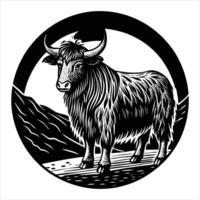 Vibrant Yak Graphics vector