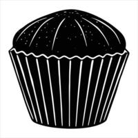 Cupcake, Minimalist and Simple vector