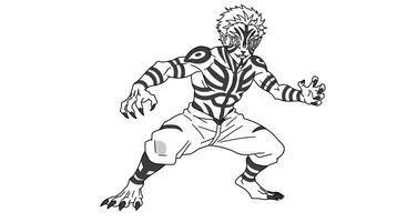 A coloring page of a zebra with a black and white design vector