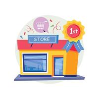 Best Grocery Store Concepts Style illustrations. EPS 10 File vector