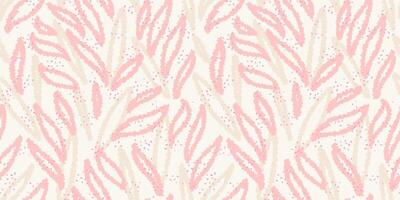 Unique abstract organic shapes seamless pattern. Hand drawn sketch creative forms print. pastel background. Contemporary minimalist ornament. vector