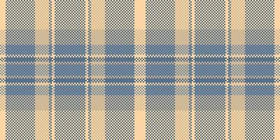 Golf textile check, presentation background pattern seamless. Mesh plaid fabric tartan texture in cyan and orange colors. vector