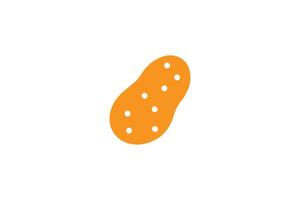 A potato icon on a white background vector