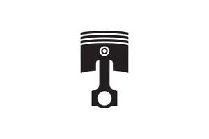 Piston icon illustration on white background vector