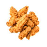 Crispy Fried Chicken Wings Delicious Golden-Brown Texture png