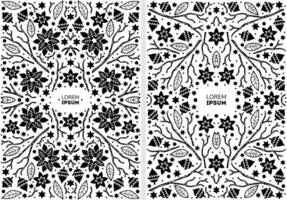 Set of Black and white color vertical frames of holly branches, pine cones, poinsettia leaves vector