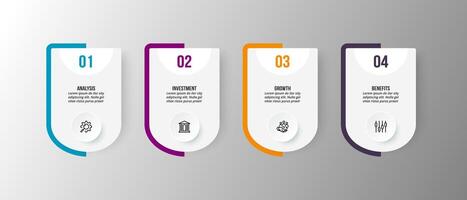 Infographic design for business presentation vector