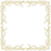 Vintage Ornate Frame and Calligraphic Border Element Design. vector