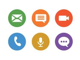 Icon set for web vector