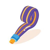 Have a look at this catchy 3d icon of party blower vector