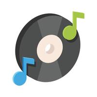 Have a sight of this visually appealing music cd 3d icon vector