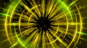 Abstract background with yellow and green lights vector