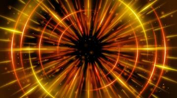 Abstract background with yellow and orange lights vector