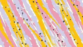 Dynamic abstract brushstroke pattern with bold colors, artistic splashes, and grunge textures. Perfect for trendy backgrounds, wallpapers, and creative digital designs. vector