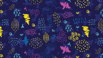 Colorful abstract brush pattern background with modern artistic strokes. Ideal for wallpapers, textiles, and creative designs. High-resolution pattern. vector