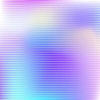 Abstract ribbed reflective glass texture with overlaid with horizontal lines Futuristic holographic gradient background with soft colors for banner poster creative backdrop. illustration vector