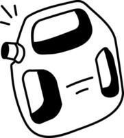 Exercise equipment icon in hand drawn style vector